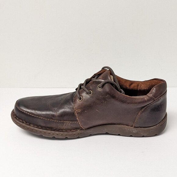 Born Nigel 3-Eye Oxford, Brown Leather, Men\'s 9.5 M